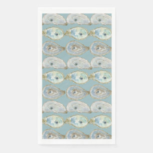 Watercolor Oysters Napkin
