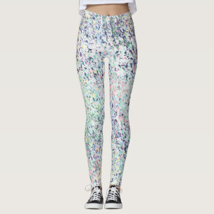 Watercolor Paint Splatter Leggings