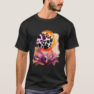 Watercolor Painted Fish Deep Ocean Creatures and R T-Shirt