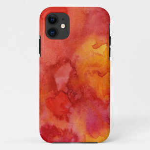 Watercolor painting background. iPhone 11 case