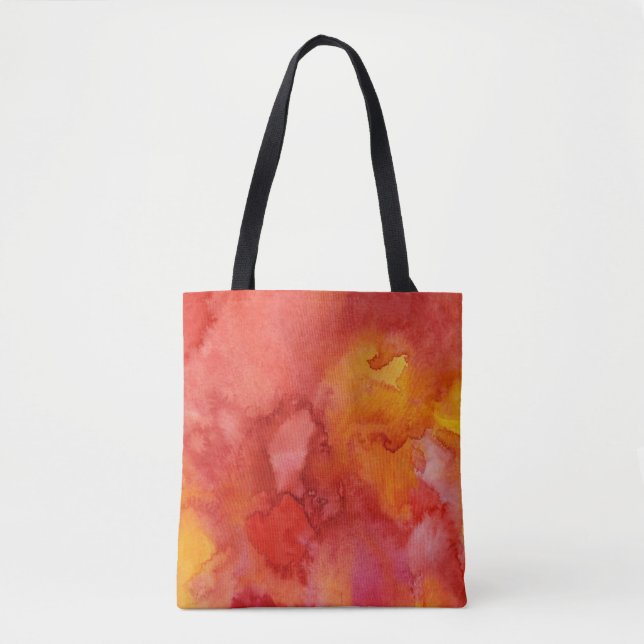 Watercolor painting background. tote bag (Front)