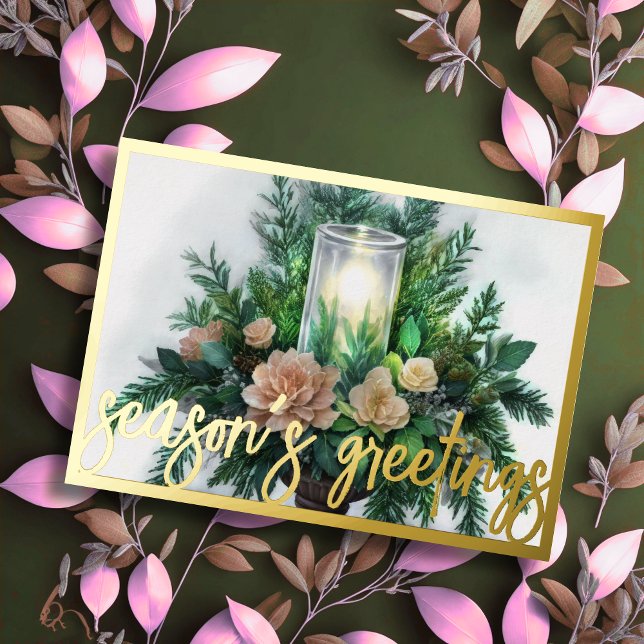 Watercolor Painting Evergreen Candle Christmas (Creator Uploaded)