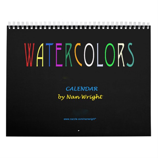 Watercolor Paintings Calendar (Cover)