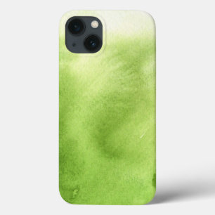watercolor paints on a rough texture paper iPhone 13 case