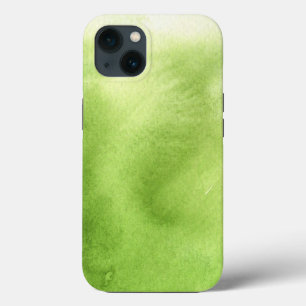 watercolor paints on a rough texture paper iPhone 13 case