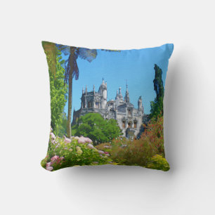 Watercolor palace cushion