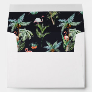 Watercolor Palm Pattern Envelope