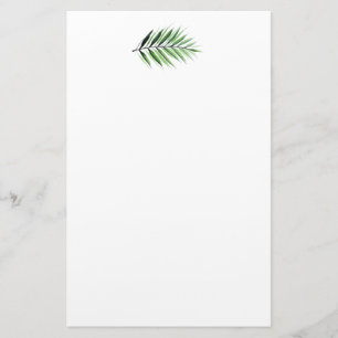 Watercolor Palm Stationery