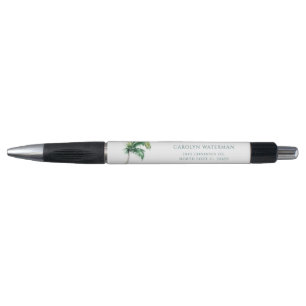 Watercolor Palm Tree Tropical Return Address
