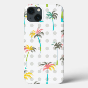 Watercolor Palm Trees iPhone 13 Case