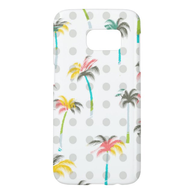 Watercolor Palm Trees Case-Mate Samsung Galaxy Case (Back)