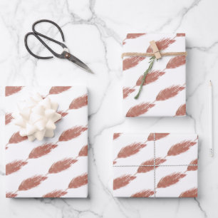 Watercolor Pampas Hand Painted Pattern Wrapping Paper Sheet
