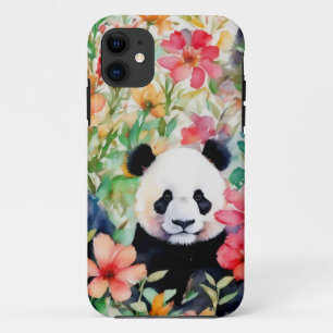 Watercolor Panda Bear Case-Mate iPhone Case