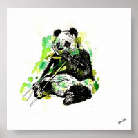 Watercolor Panda
