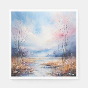 Watercolor Paper Napkin