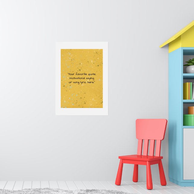 Watercolor Paper Texture Background Poster (Nursery 1)