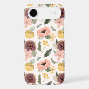 Watercolor Pastel Floral Seamless Pattern Soft