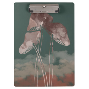 Watercolor Pastel Mushroom    Clipboard