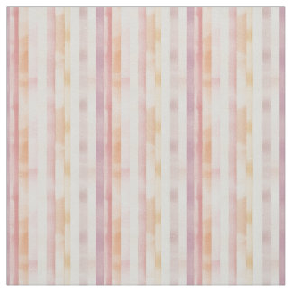 Watercolor Pastel Stripes with Soft Elegance Fabric