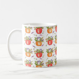 Watercolor pattern from autumn compositions coffee mug