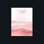 Watercolor Peaceful Landscape Bible Verse Canvas Print<br><div class="desc">Watercolor Peaceful Landscape Bible Verse Canvas Print</div>