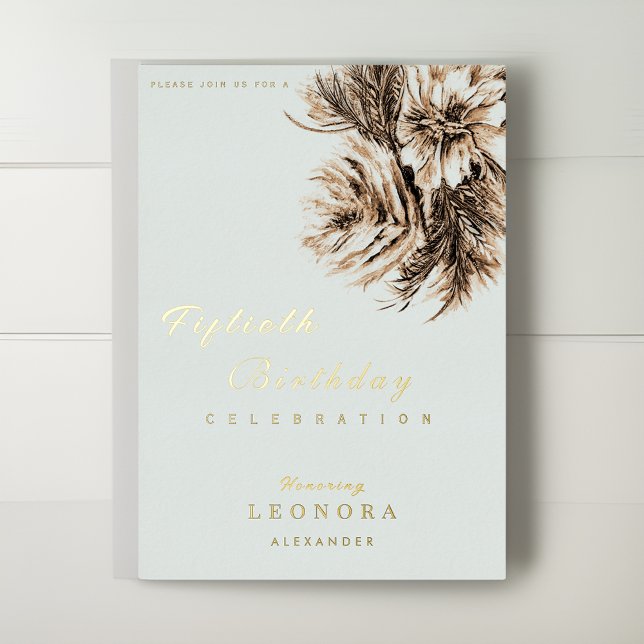 Watercolor Peony Flowers ANY Birthday Party (Creator Uploaded)