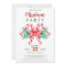 Watercolor Peppermint Candy Cane Christmas Party