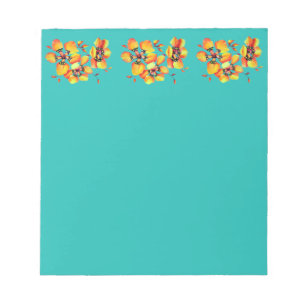 Watercolor Perennials Spring Inspiration Notepad