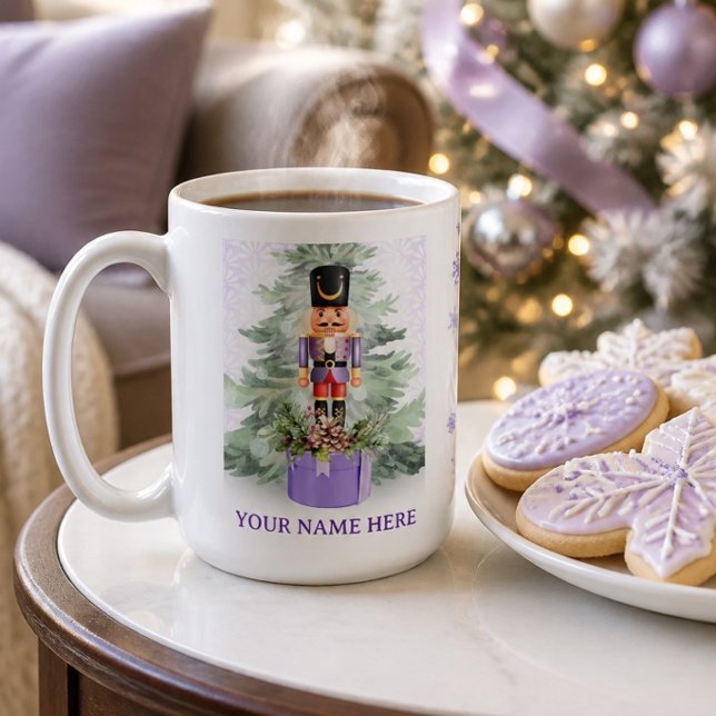Watercolor Personalised Nutcracker Coffee Mug (Creator Uploaded)