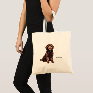 Watercolor Pet Image Personalised Tote Bag