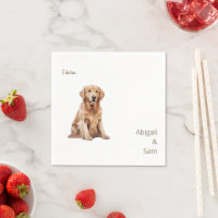 Watercolor Pet Image Wedding