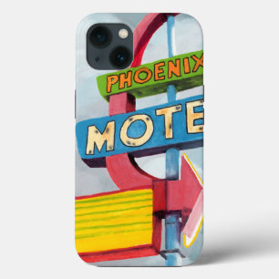 Watercolor Phoenix Motel iPhone 13 Case