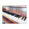 Watercolor Piano Postcard