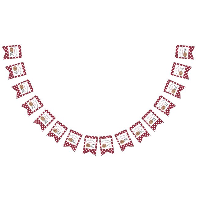 Watercolor Pie Kids Birthday Bunting (All)