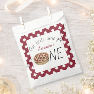 Watercolor Pie Kids Birthday Favour Bags