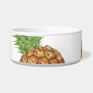 Watercolor pine-apple pattern 1