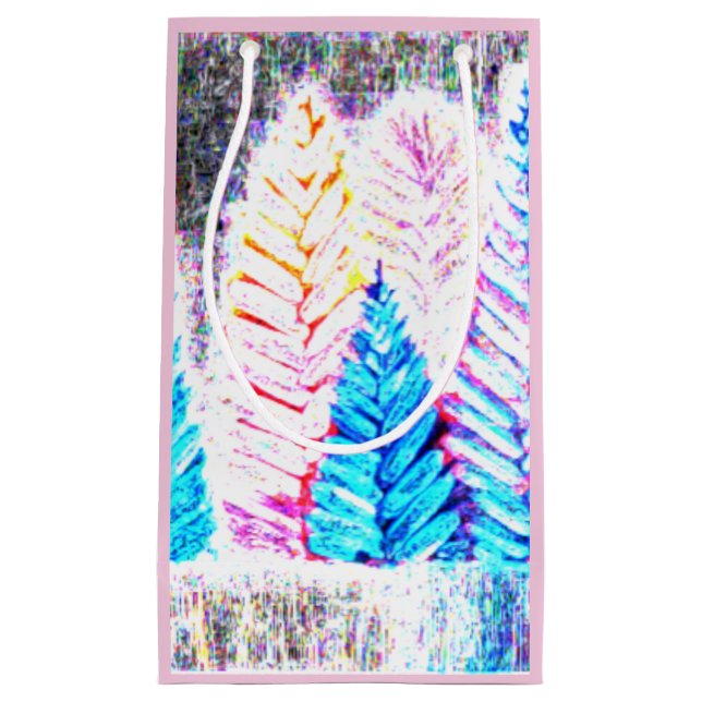 Watercolor Pine Gift Bag (Front)