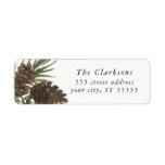 Watercolor Pine Sprigs, Return address labels<br><div class="desc">Watercolor Pine Sprigs,  return address labels. Customisable. Part of a collection</div>