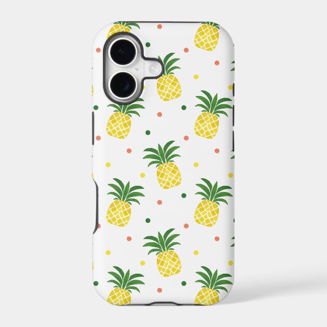watercolor pineapples pattern (Back)