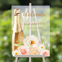Watercolor Pink Bridal Shower Welcome