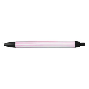Watercolor Pink Brush Stripes Black Ink Pen