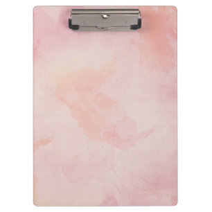 Watercolor Pink Clipboard