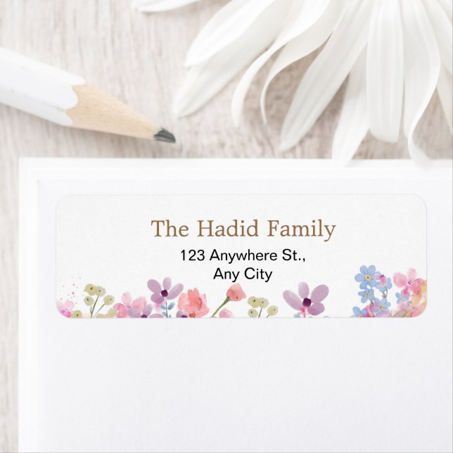 Watercolor Pink Floral (Insitu)