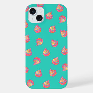 Watercolor pink girly cupcakes iPhone 15 plus case
