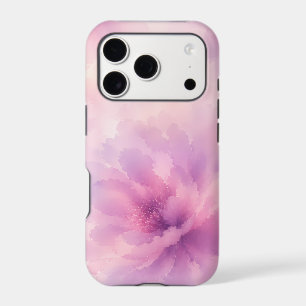 Watercolor Pink Lavender Blossom Abstract