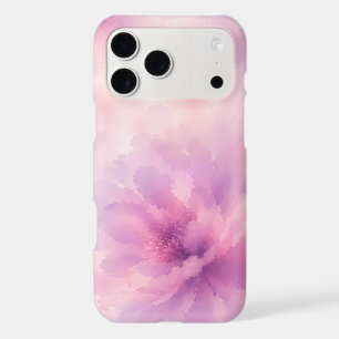 Watercolor Pink Lavender Blossom Abstract