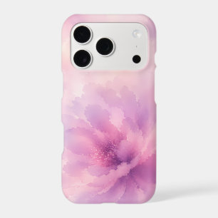 Watercolor Pink Lavender Blossom Abstract