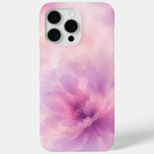 Watercolor Pink Lavender Blossom Abstract iPhone 15 Pro Max Case