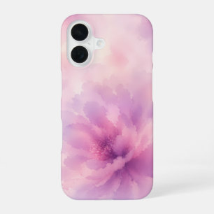 Watercolor Pink Lavender Blossom Abstract iPhone 16 Case