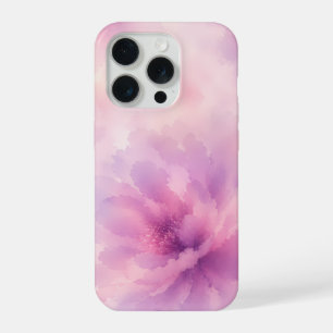 Watercolor Pink Lavender Blossom Abstract iPhone 15 Pro Case